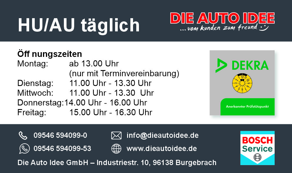 HU/AU täglich